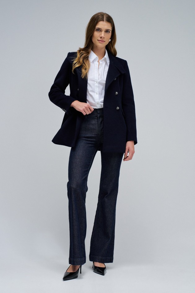 VESTE EN LAINE COURTE