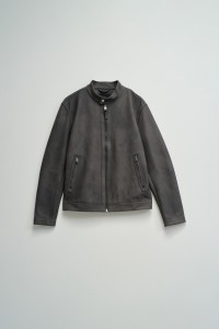 BLUS�O BIKER EFEITO SUEDE