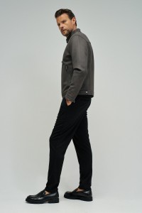 BLUS�O BIKER EFEITO SUEDE