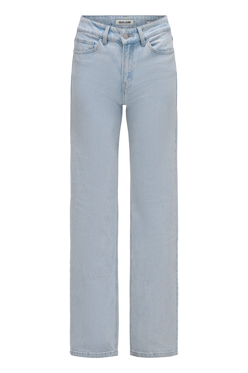OUTLET TRUE STRAIGHT, LIGHT WASH, 40, 32