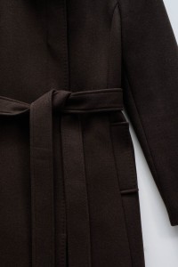 VESTE EN LAINE GRACE AVEC CEINTURE