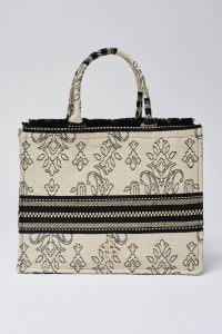 SAC FOURRE-TOUT AVEC BRODERIES JACQUARD