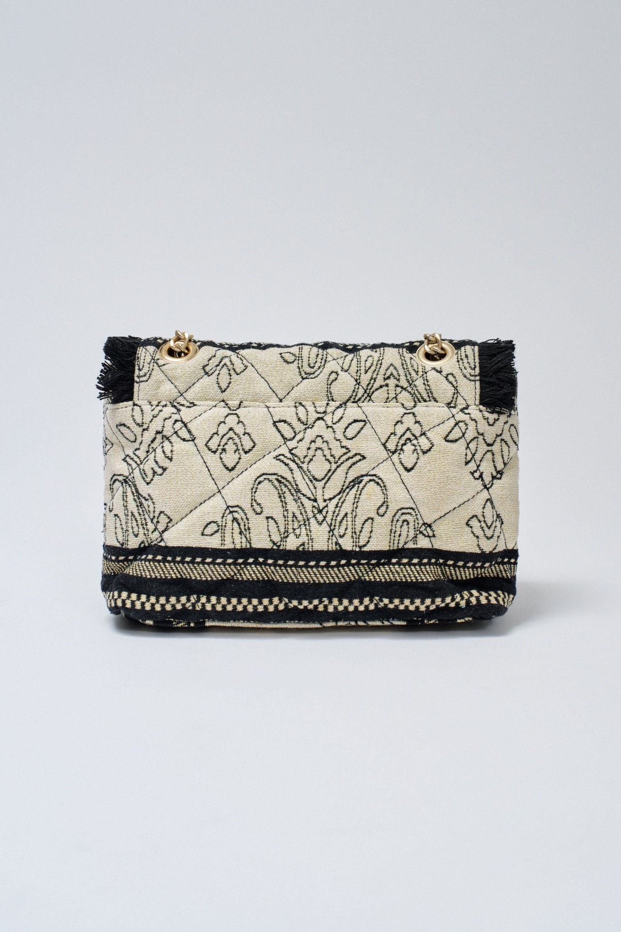 MALA COM BORDADOS JACQUARD