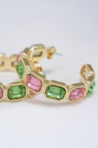 PENDIENTES CON CRISTALES