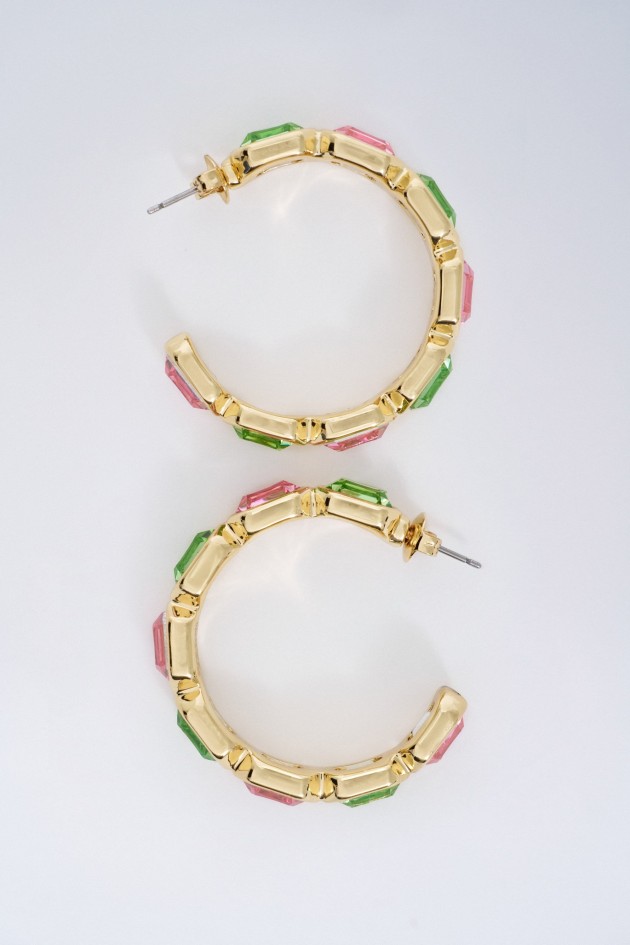 PENDIENTES CON CRISTALES