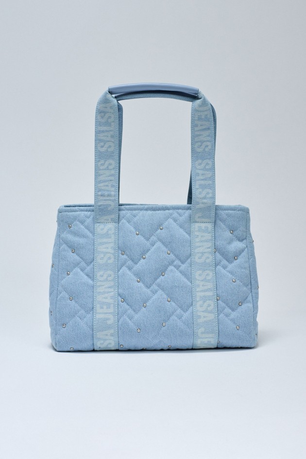BOLSO TOTE EN VAQUERA