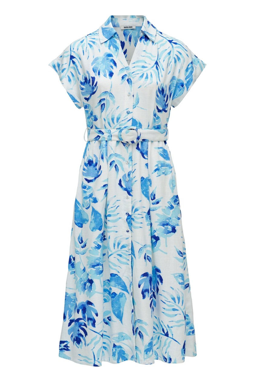 OUTLET MIDI DRESS FLORAL PRINT