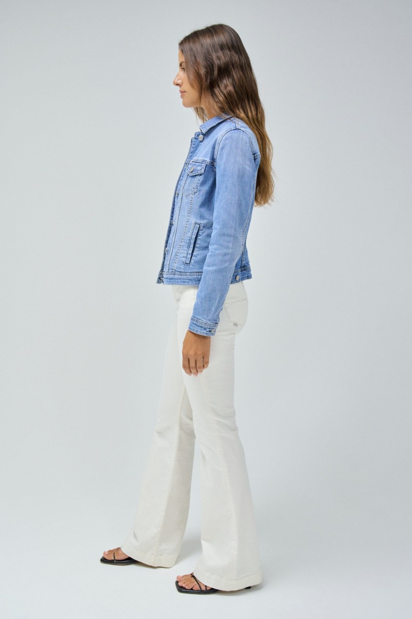 Boohoo - Boohoo Brassière en denim zippée délavée à l'acide