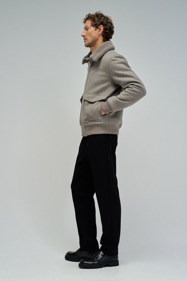 WOOL BOMBER JACKET