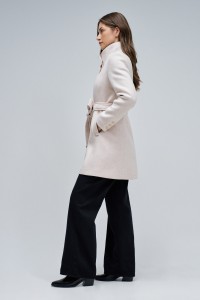 VESTON EN LAINE GRACE AVEC CEINTURE