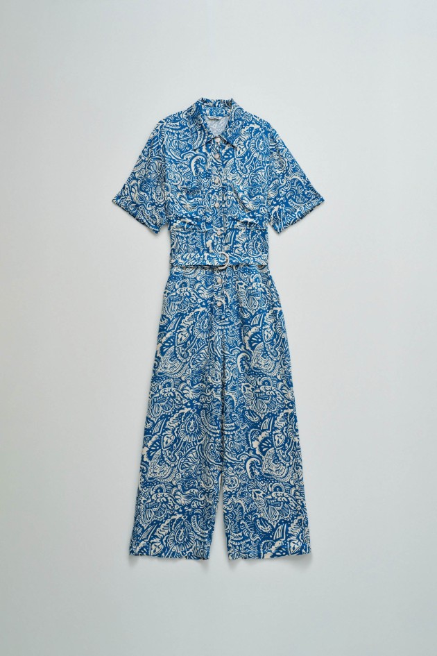 OVERALL MIT BLUMENMUSTER