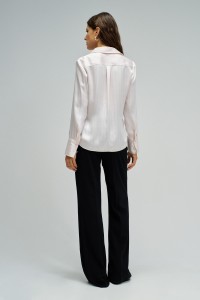 CAMISA ACETINADA COM RISCAS