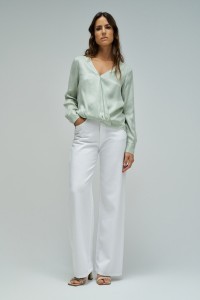 BLUSA ACETINADA