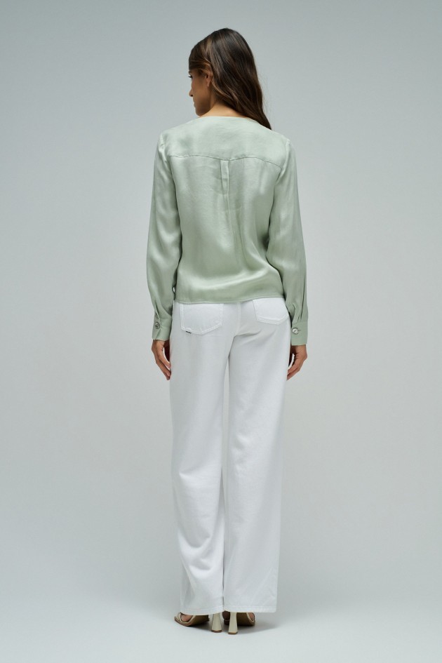 BLUSA ACETINADA