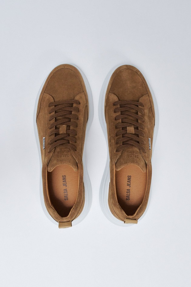 LEATHER TRAINERS