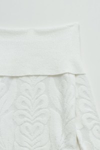 CAMISOLA DE MALHA COM JACQUARD