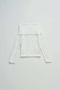 CAMISOLA DE MALHA COM JACQUARD