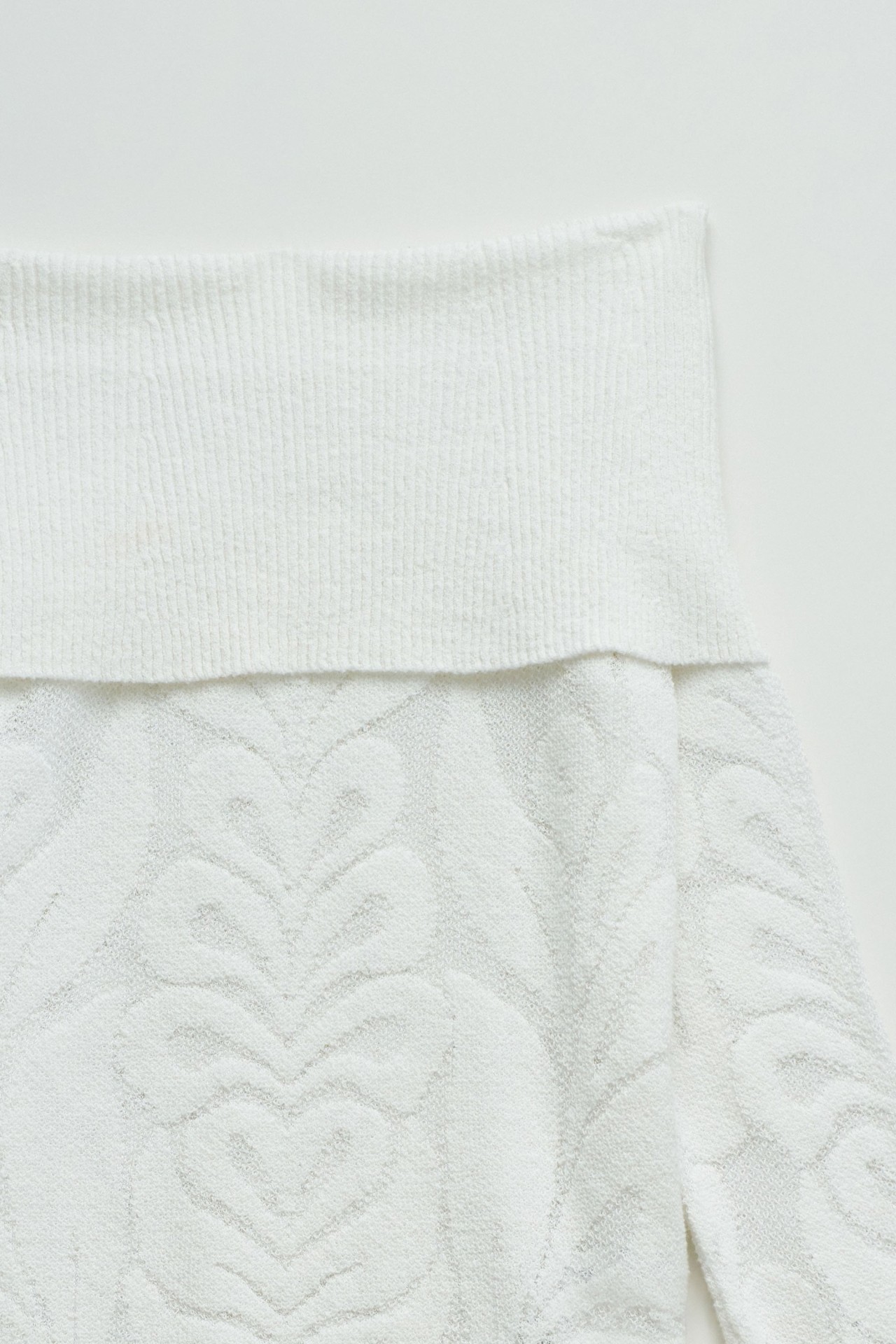 CAMISOLA DE MALHA COM JACQUARD