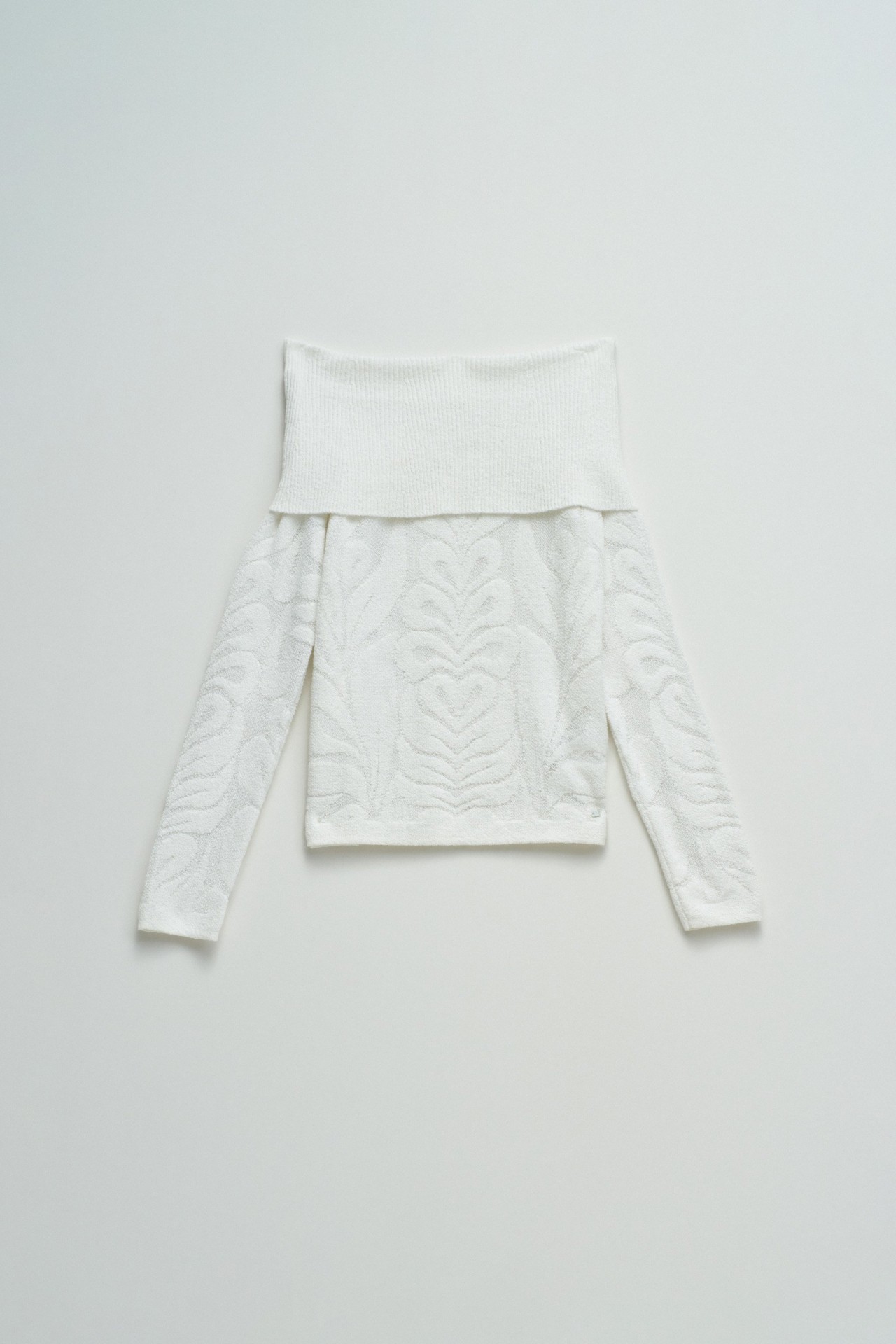 CAMISOLA DE MALHA COM JACQUARD