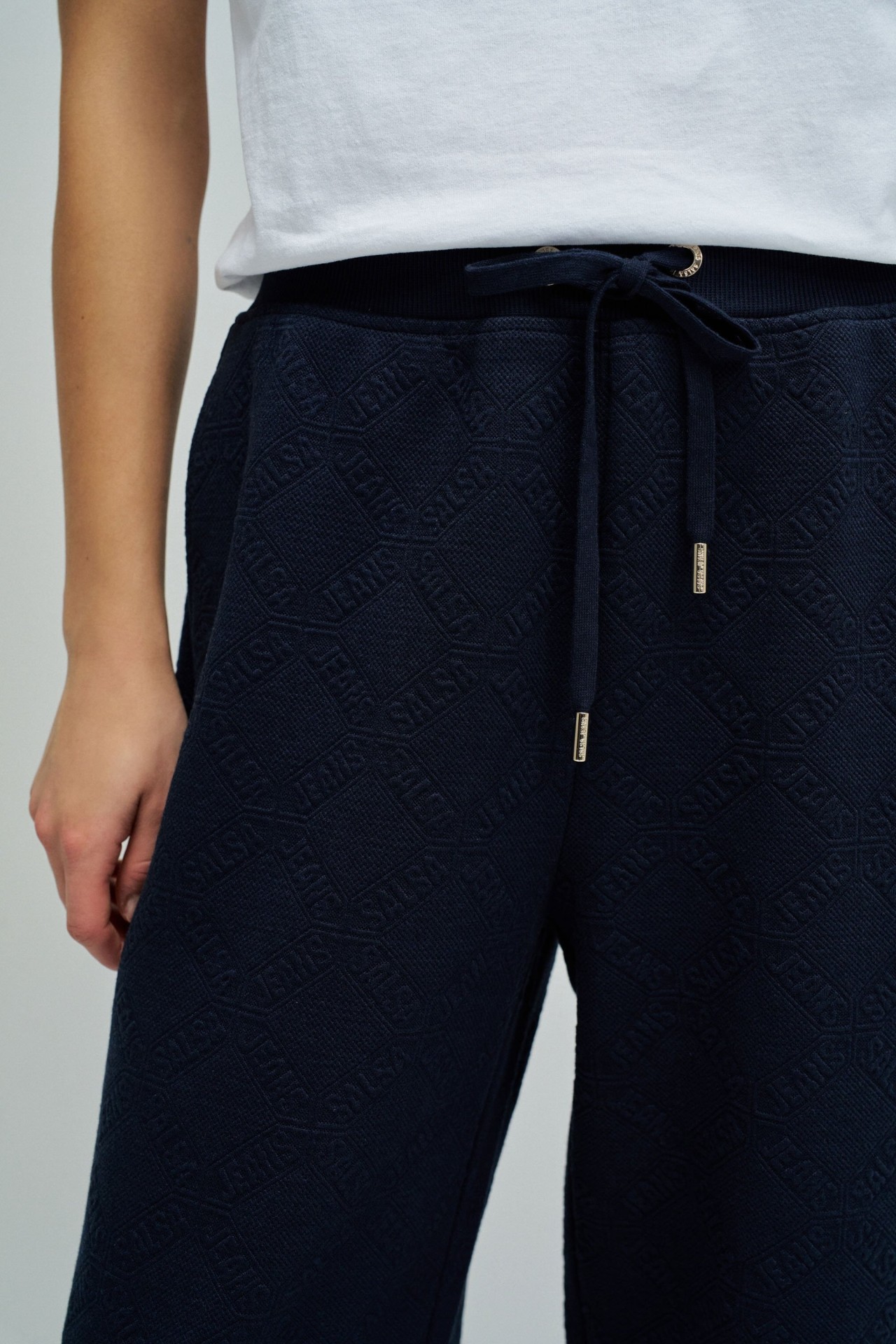 CAL�AS JOGGERS COM JACQUARD