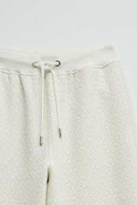 JACQUARD AND LUREX JOGGERS