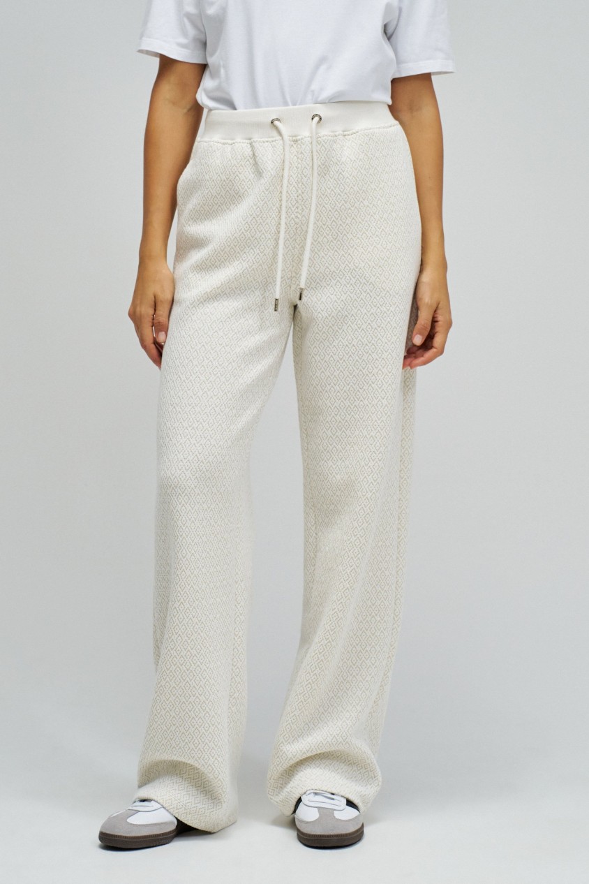 JACQUARD AND LUREX JOGGERS