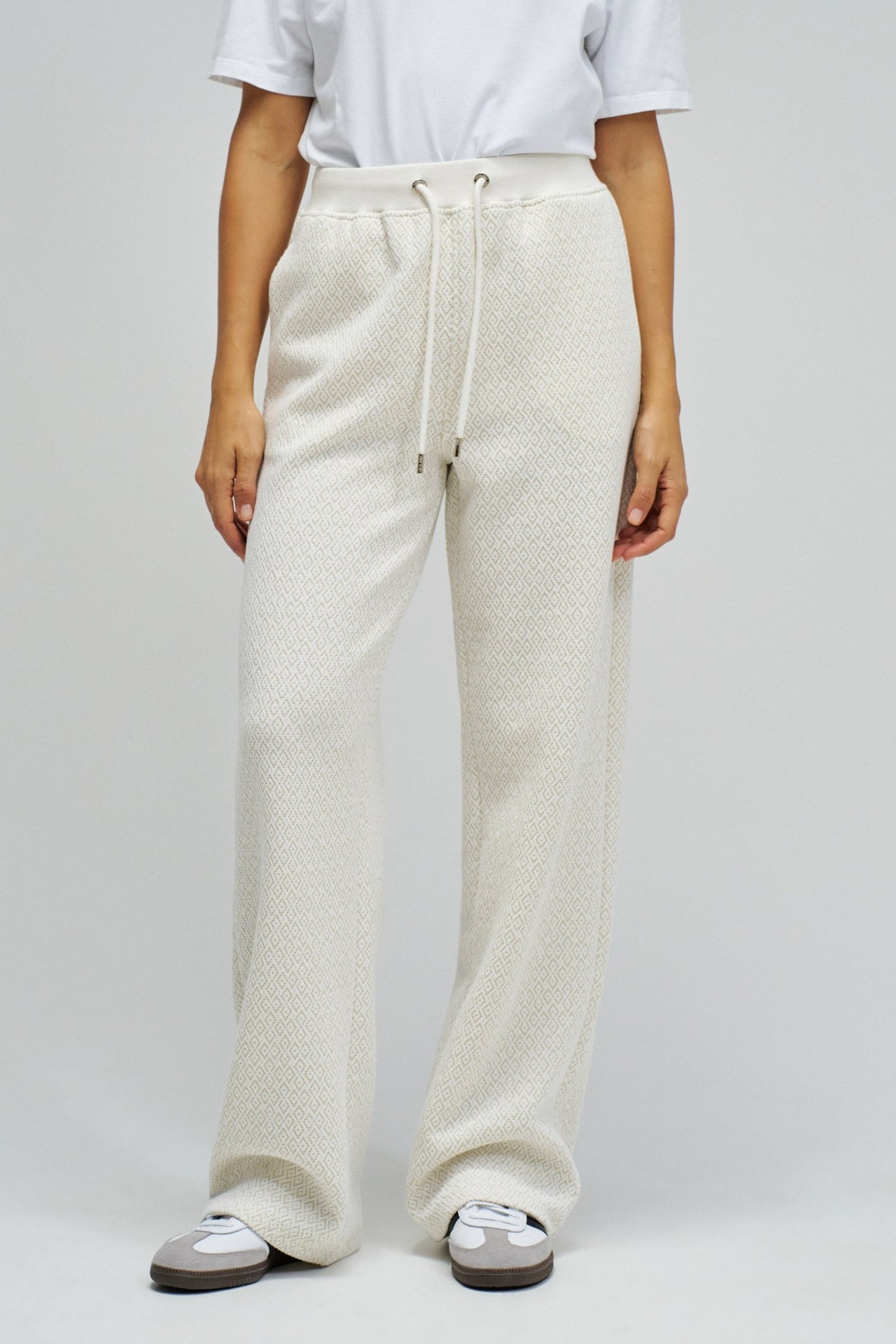 JACQUARD AND LUREX JOGGERS