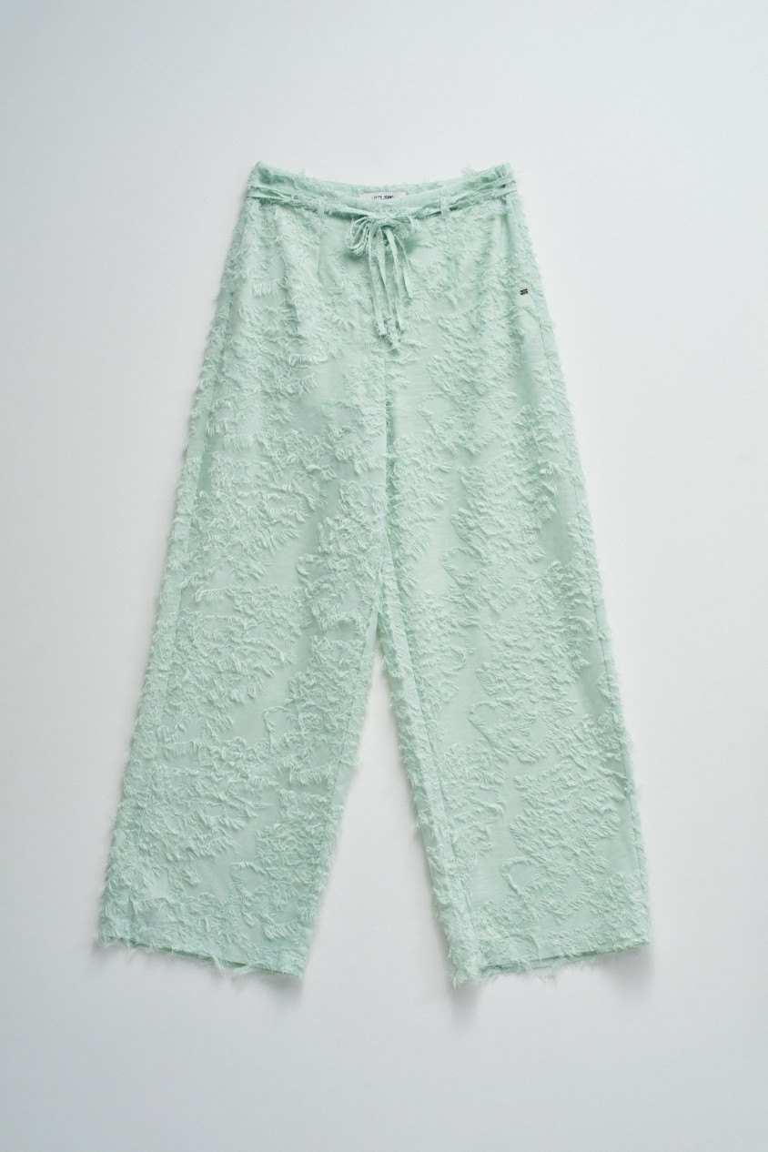 CALÇAS REGULAR FIT COM JACQUARD