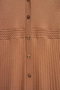 VESTIDO DE MALHA CANELADO