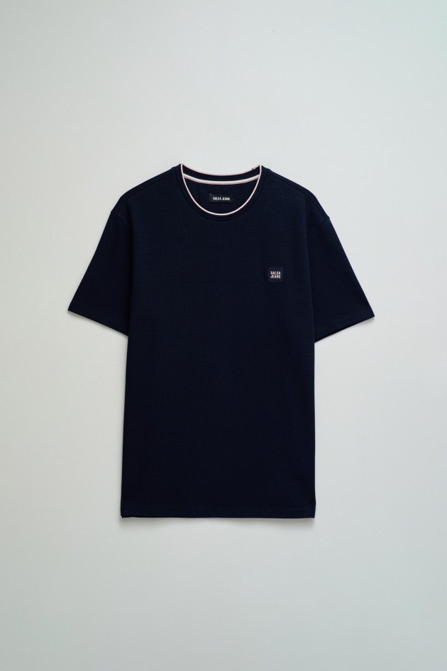 T-SHIRT TEXTURÉ AVEC BRANDING STAR CLUB