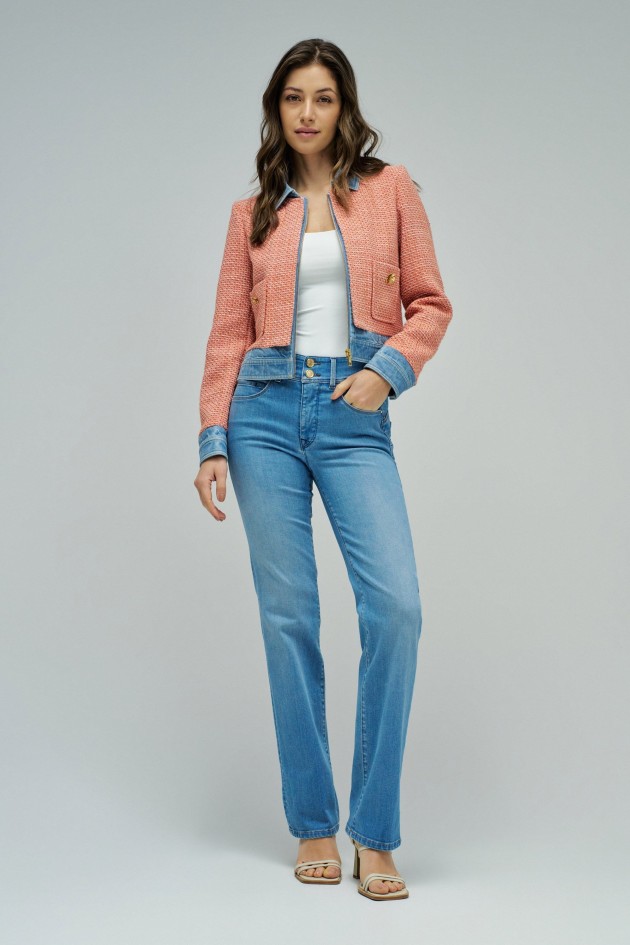 JEANS SECRET PUSH IN STRAIGHT STAR CLUB