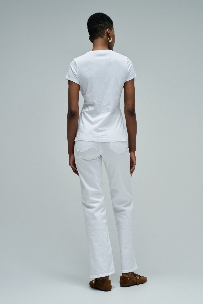 T-SHIRT WITH PRINT AND BRANDING