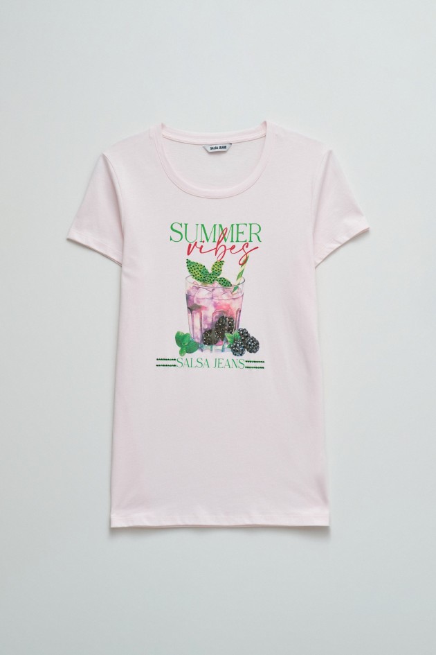 T-SHIRT COM ESTAMPADO E BRANDING