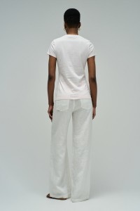 T-SHIRT WITH PRINT AND BRANDING