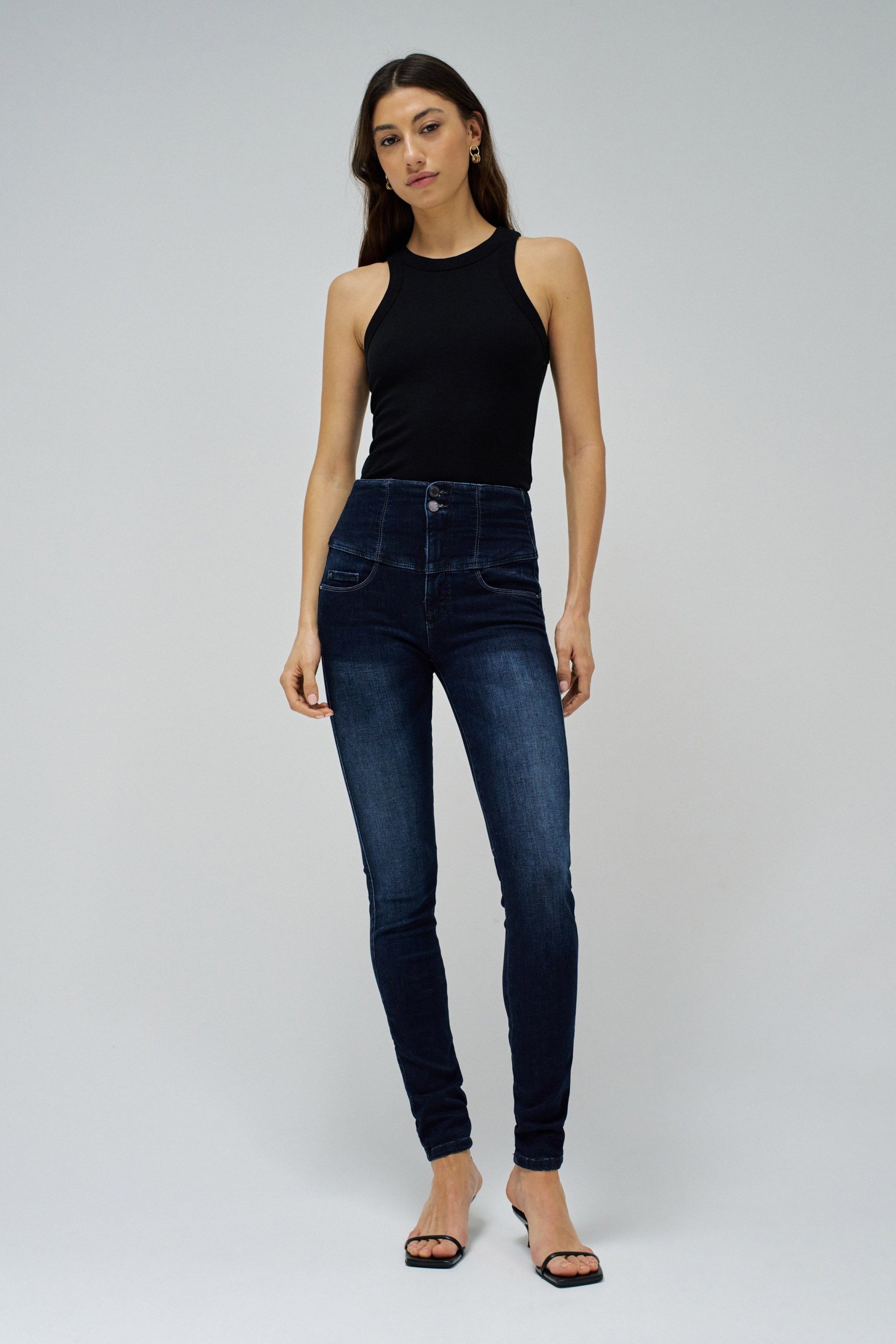 VAQUEROS DIVA PUSH IN SKINNY SOFT TOUCH