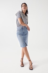 JUPE EN JEAN FAITH PUSH IN D�LAVAGE MOYEN
