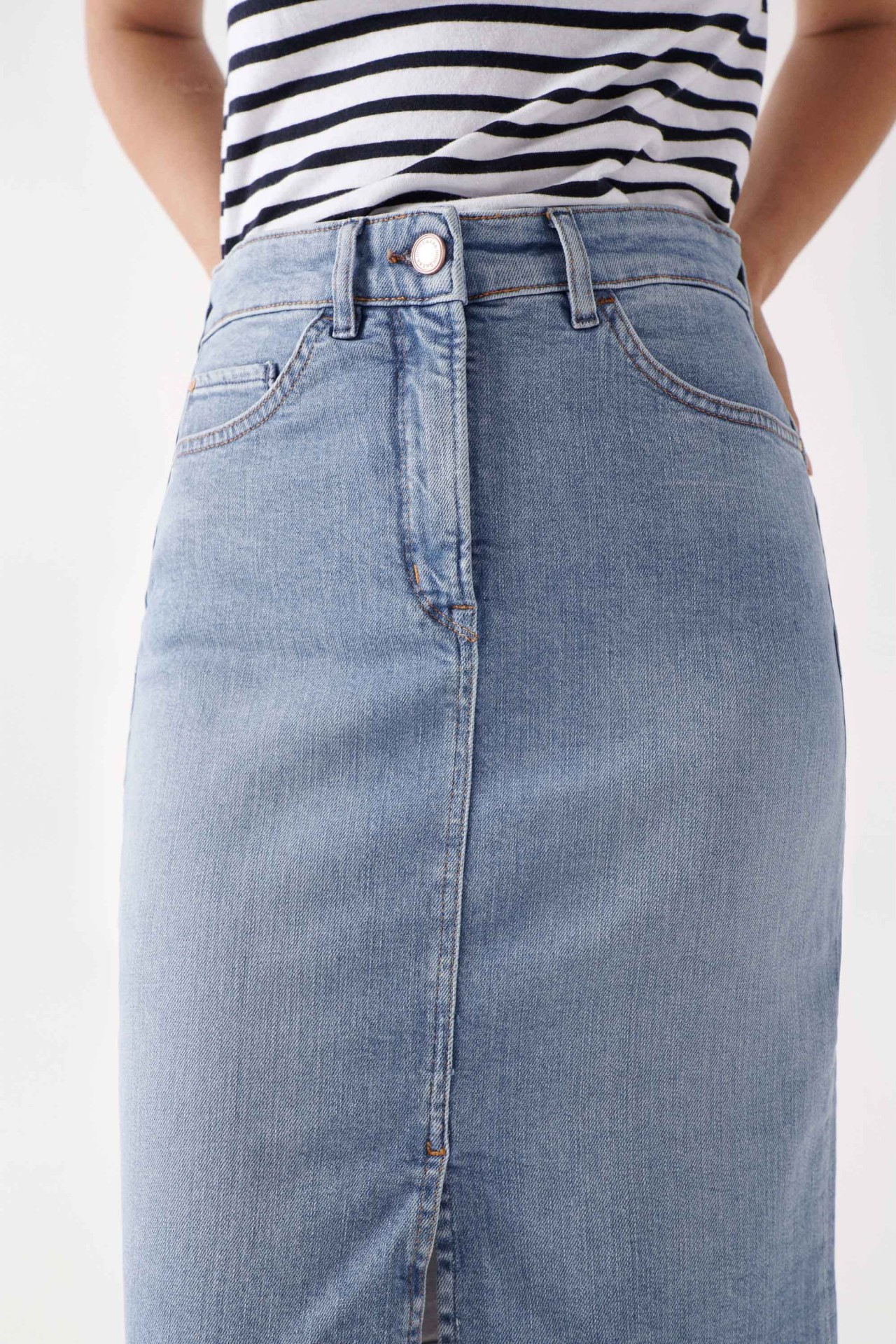 JUPE EN JEAN FAITH PUSH IN D�LAVAGE MOYEN