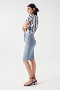 JUPE EN JEAN FAITH PUSH IN D�LAVAGE MOYEN