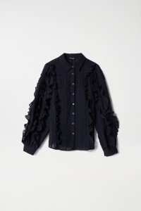 CHEMISE � MANCHES BALLON ET VOLANTS