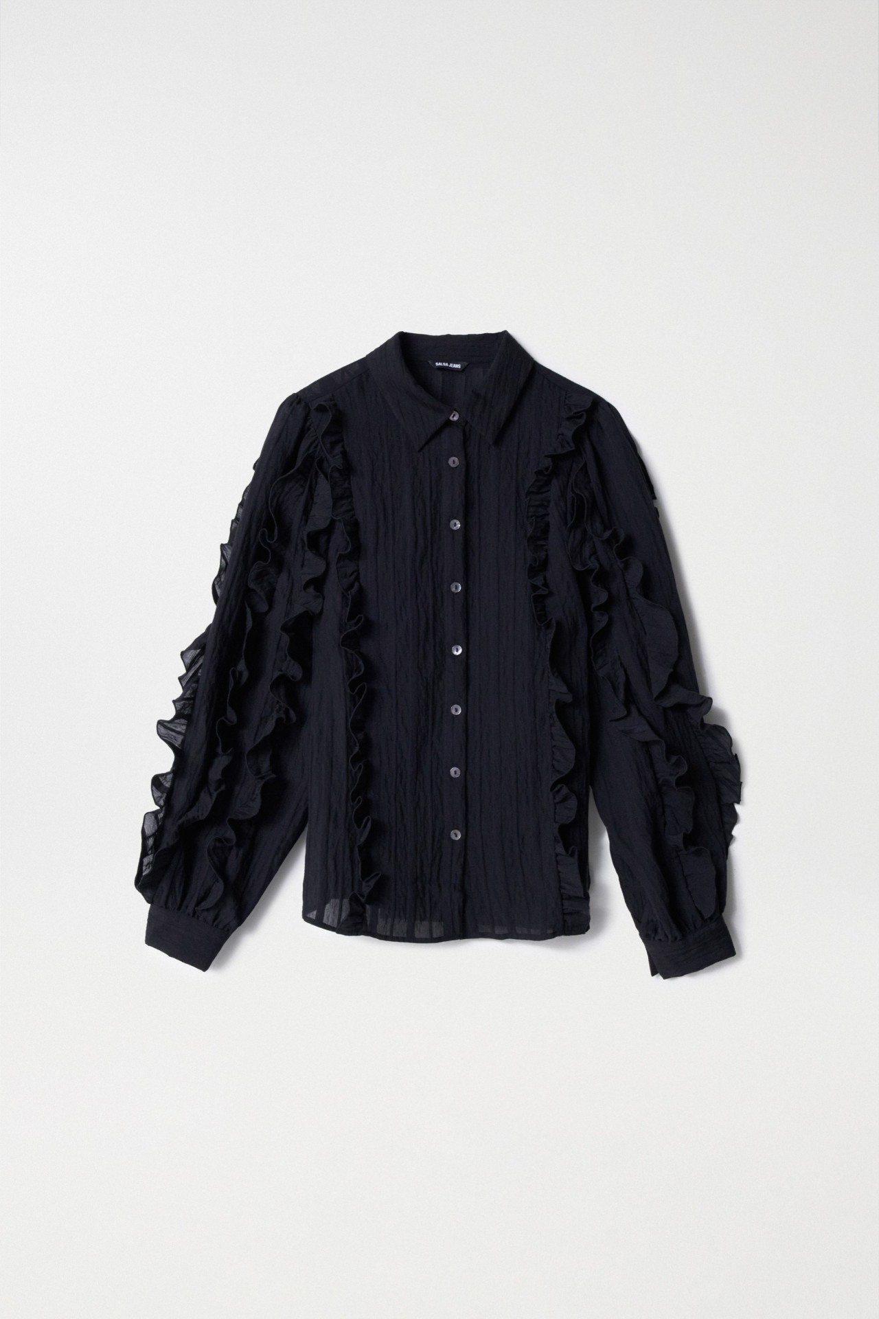 CHEMISE � MANCHES BALLON ET VOLANTS