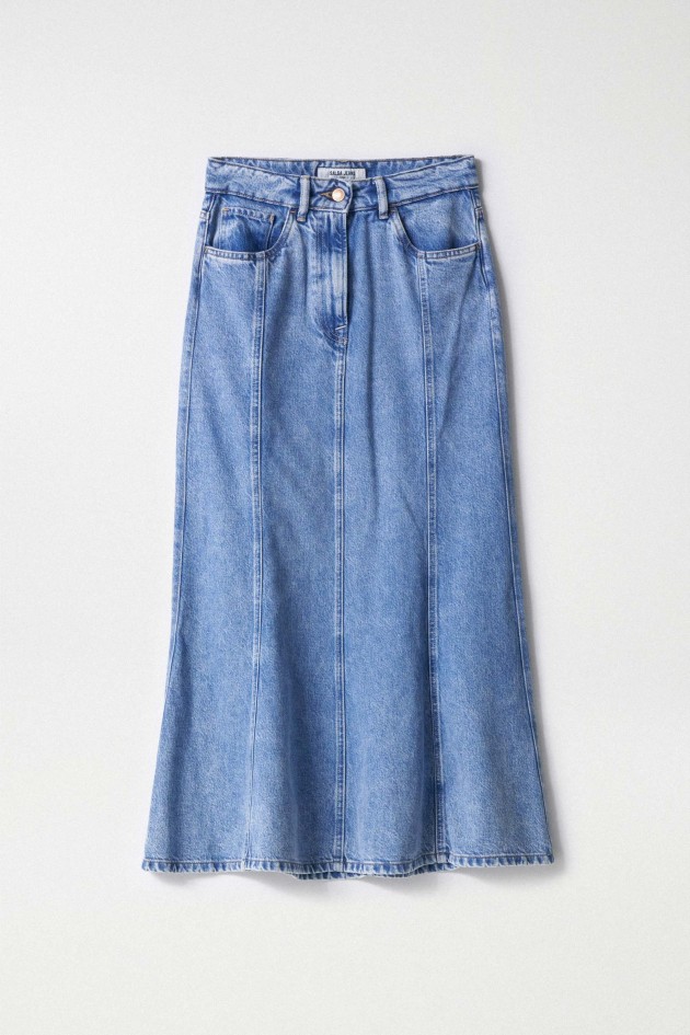 JUPE MIDI EN DENIM