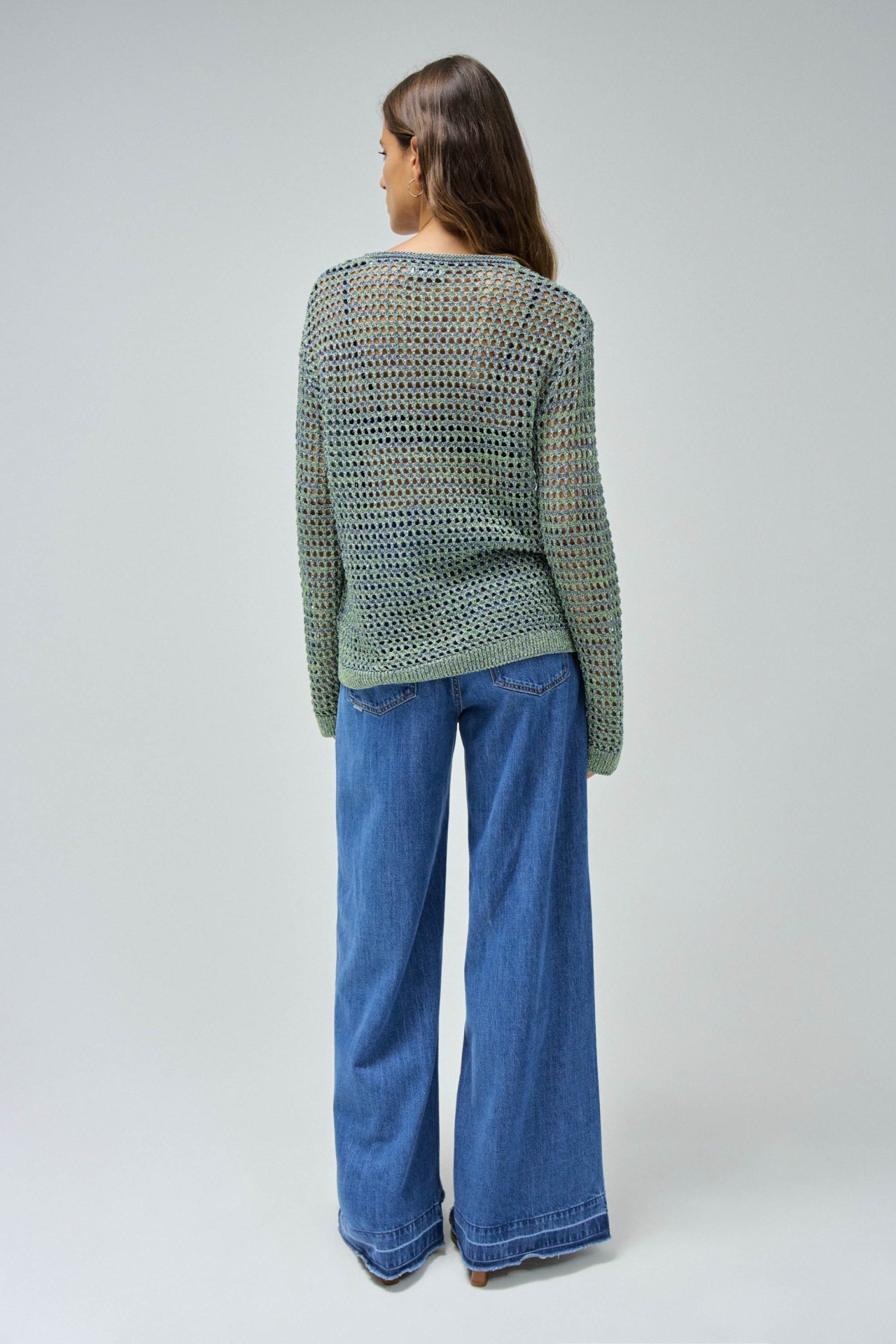 GL�NZENDER STRICKPULLOVER