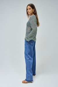 GL�NZENDER STRICKPULLOVER