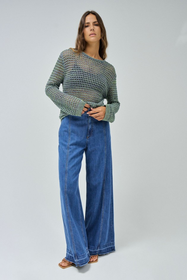 PULL EN MAILLE BRILLANTE
