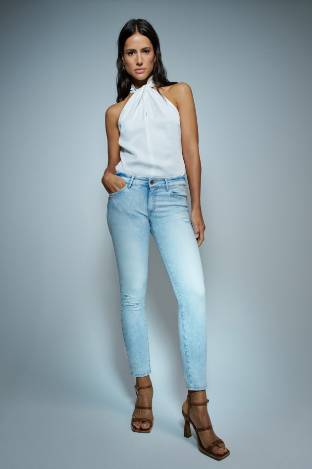 JEAN WONDER PUSH UP CROPPED SKINNY