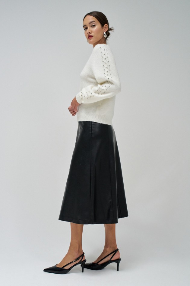 PULL TRICOT� AVEC BRILLANTS