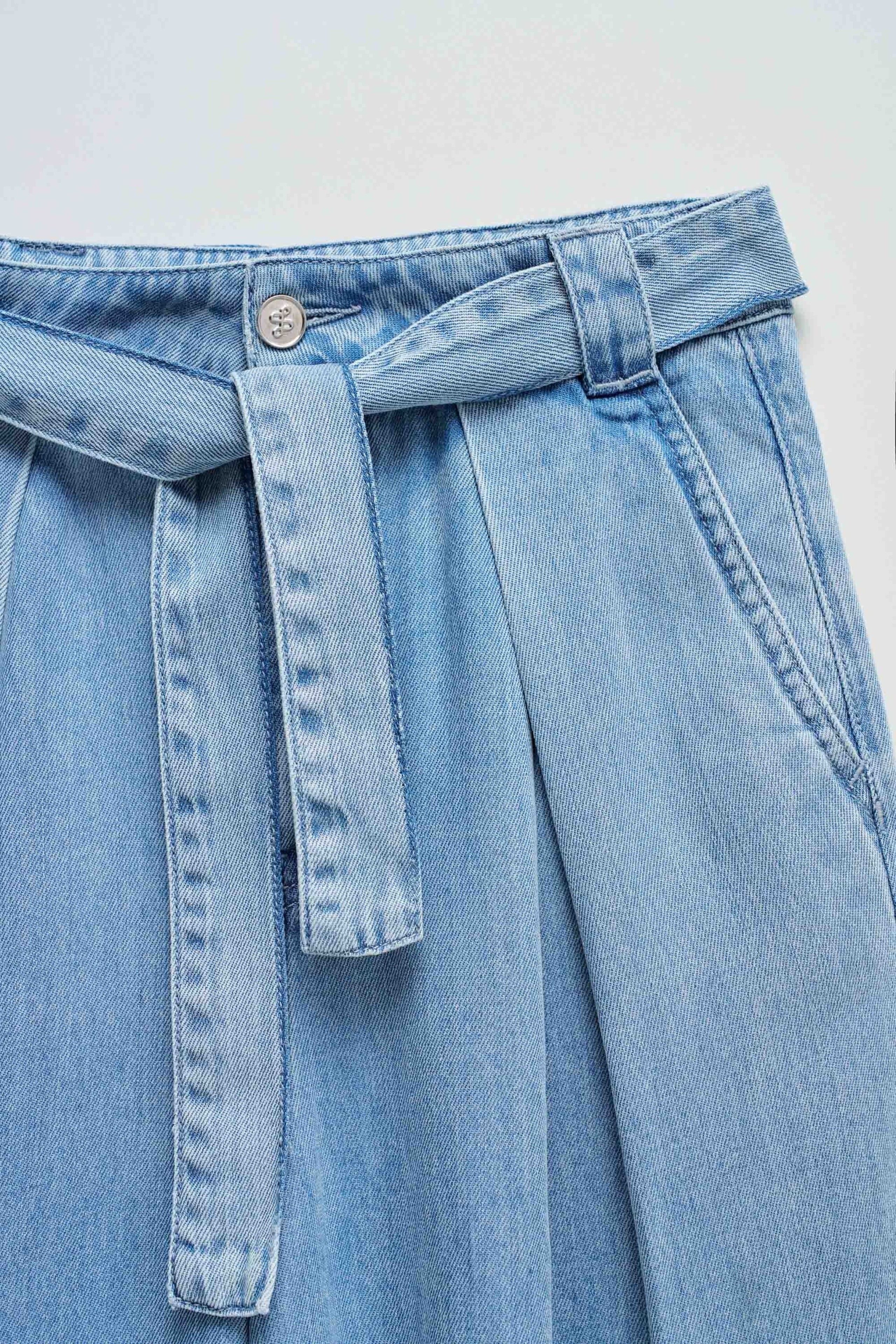 CHINO IN LIGHTDENIM WITH WIDE LEG