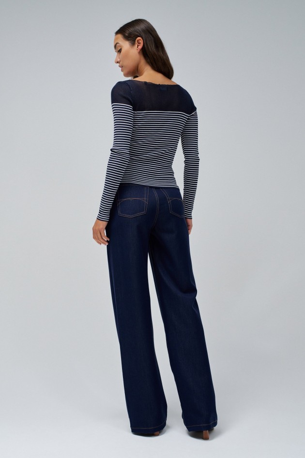 PULLOVER MIT TRANSPARENZ