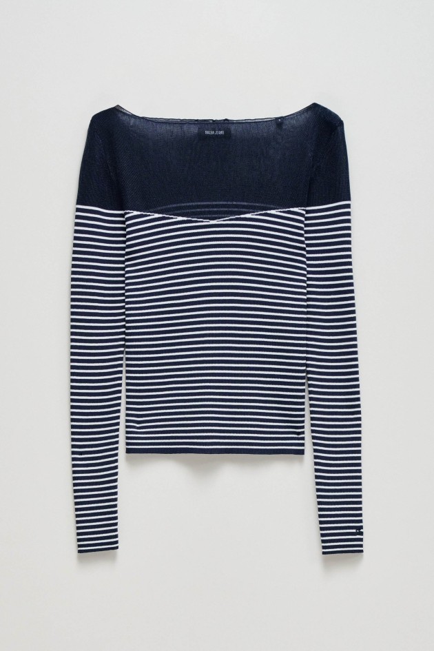 PULLOVER MIT TRANSPARENZ