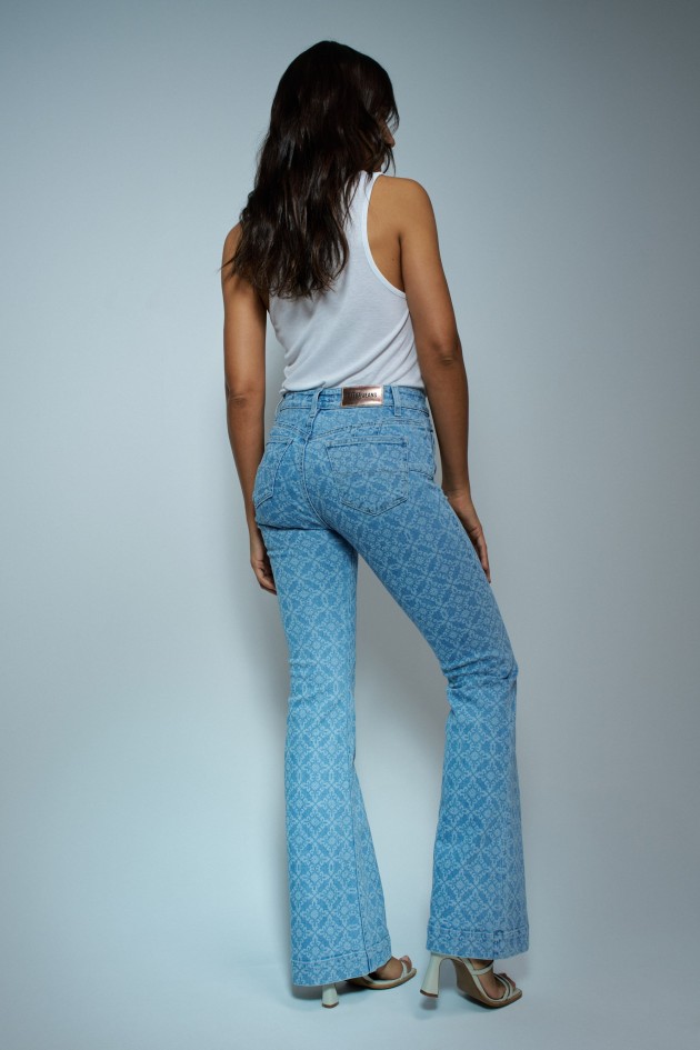 JEAN DESTINY PUSH UP FLARE